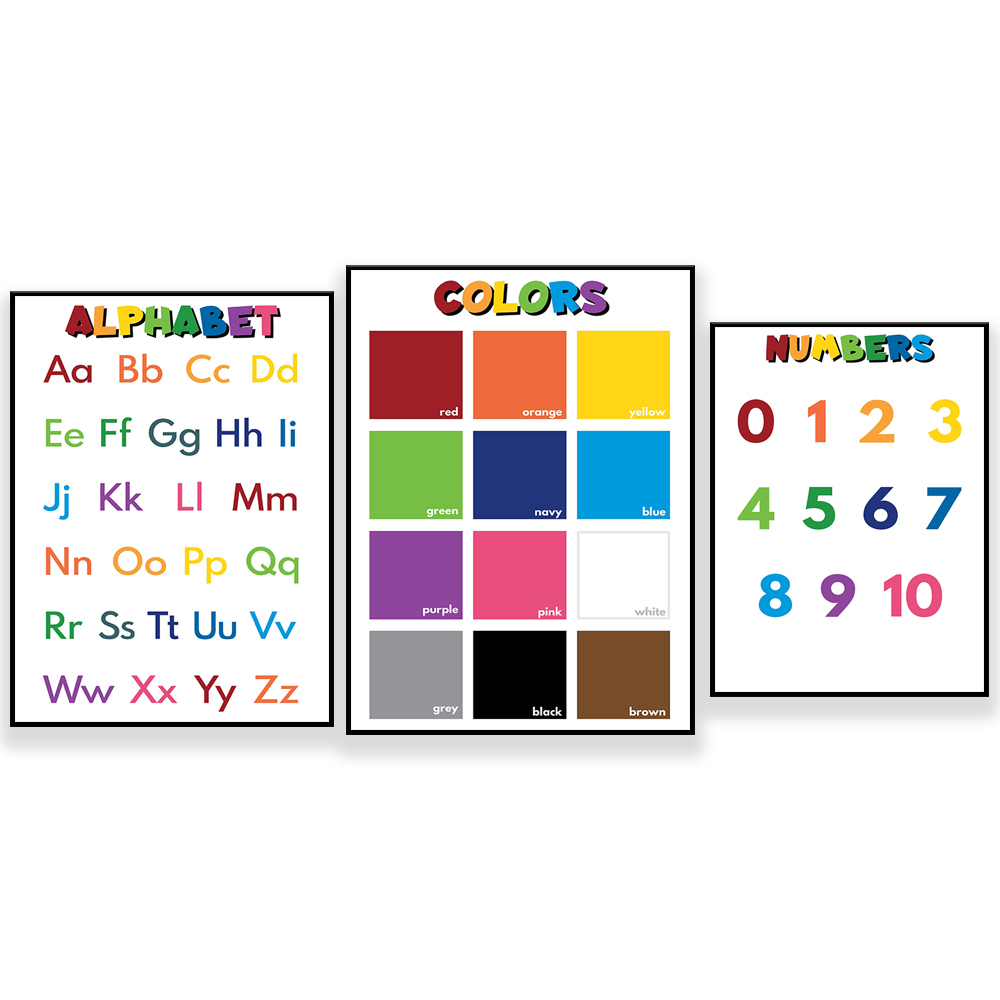 Kids Education Name - أسماء الألوان، الحروف الأبجدية، الأرقام للأطفال،